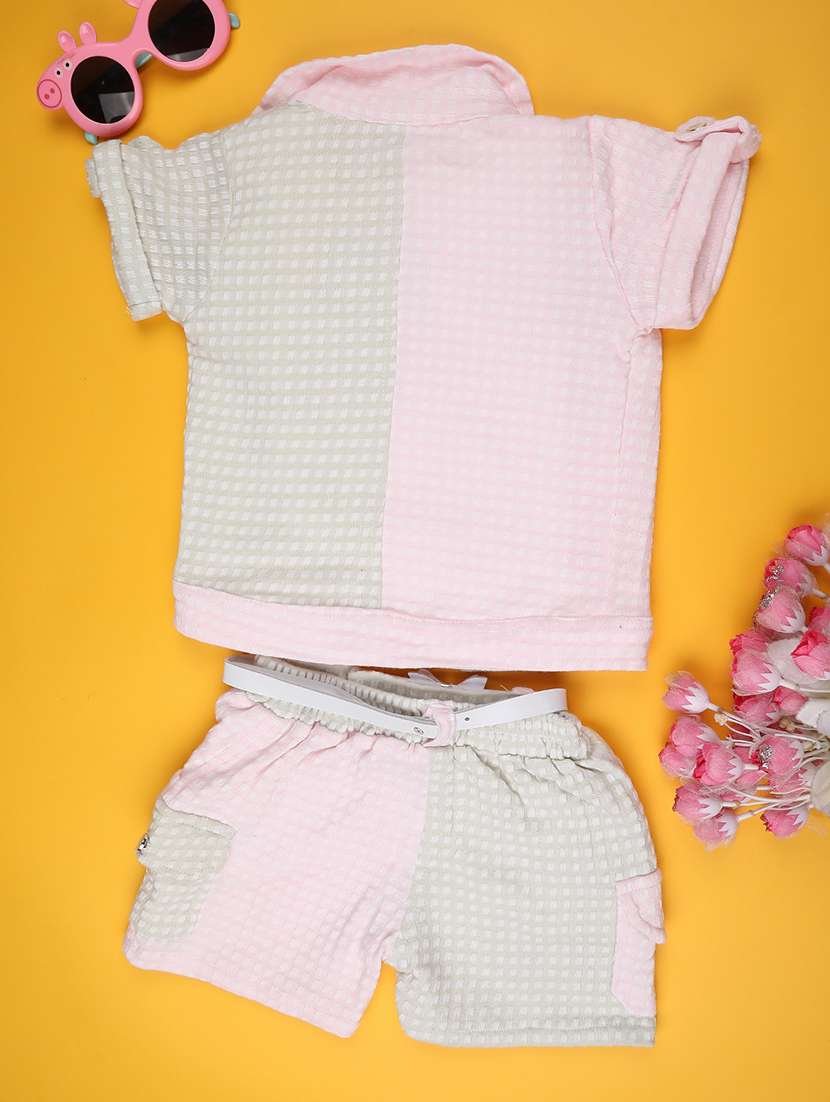 pink cotton twin sets & jump suit - 22357324 -  Standard Image - 2