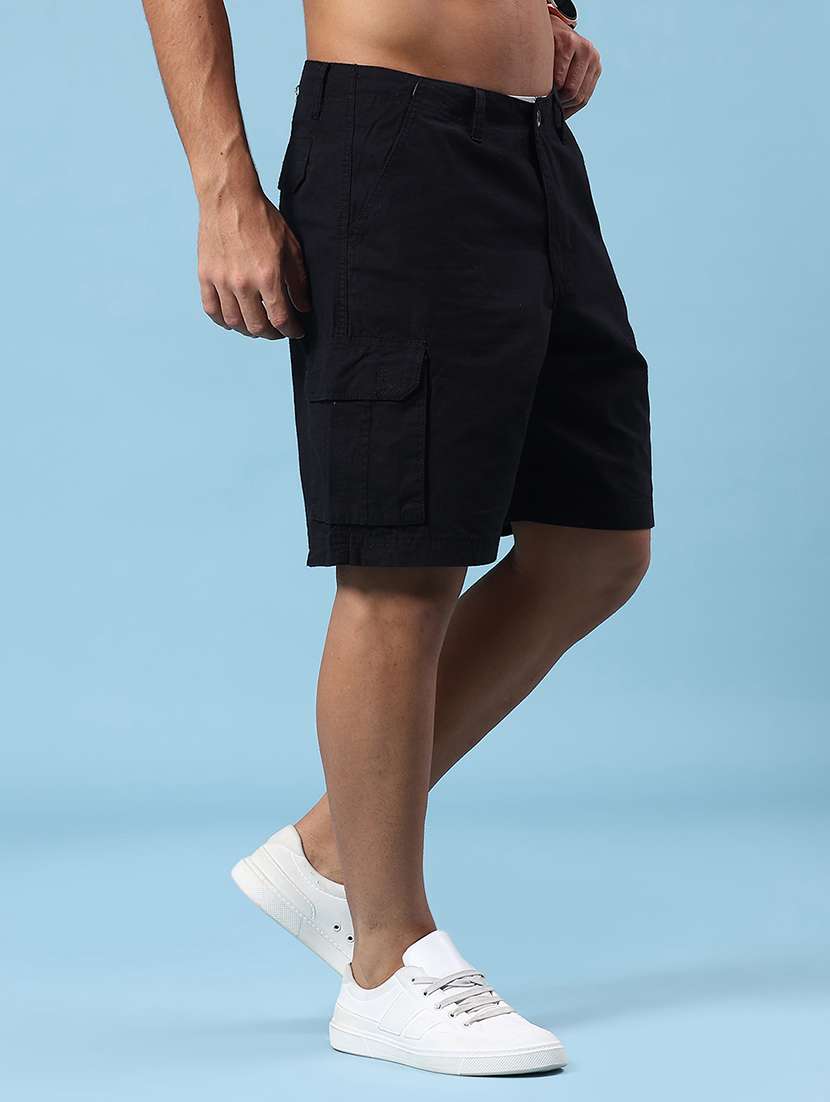black cotton  short - 22357414 -  Standard Image - 2