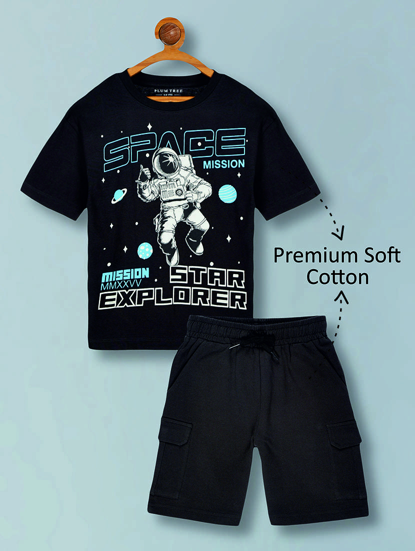 boys printed t-shirt and shorts set - 22357508 -  Standard Image - 2