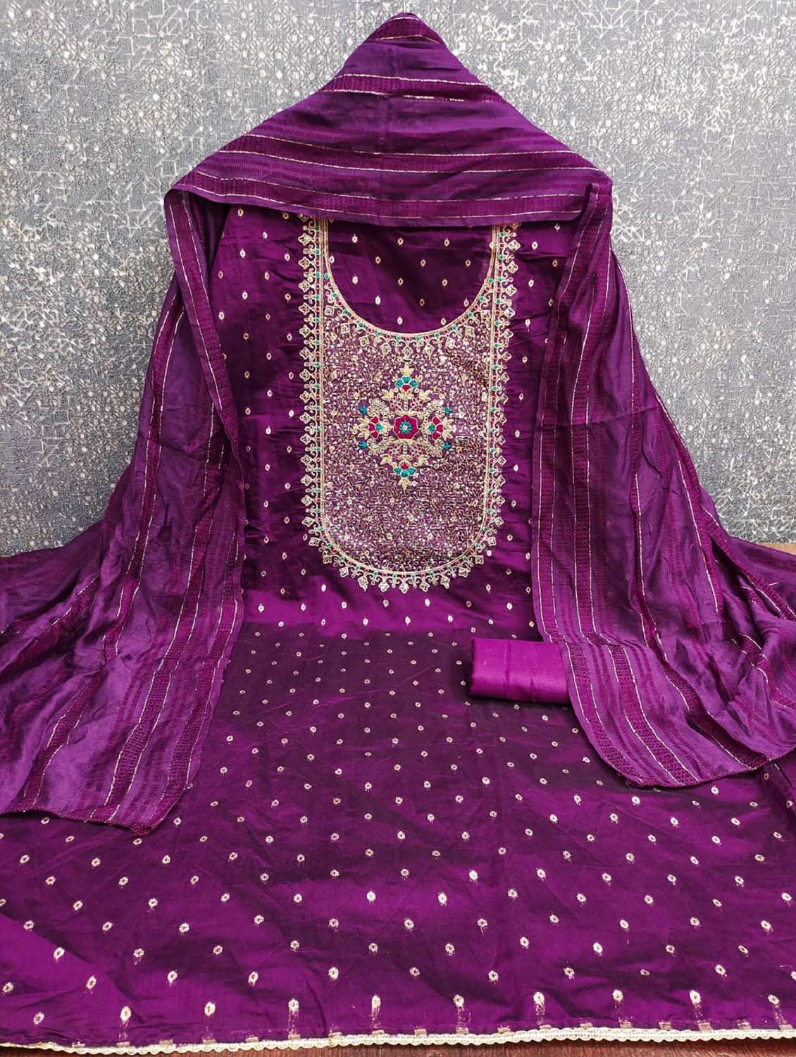 women self design unstitched suit set - 22357555 -  Standard Image - 2