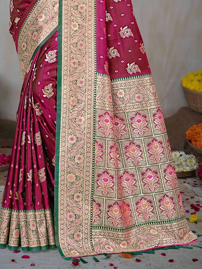women self design banarasi saree with blouse - 22357683 -  Standard Image - 2