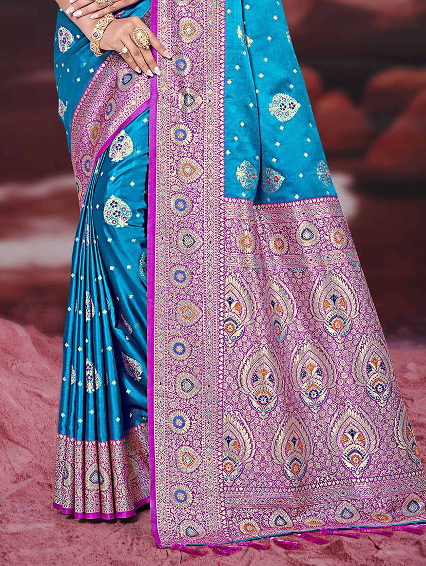 women self design banarasi saree with blouse - 22357694 -  Standard Image - 2