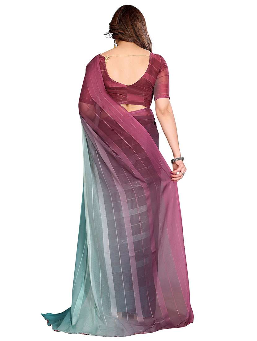 women printed casual wear saree with blouse - 22357890 -  Standard Image - 2