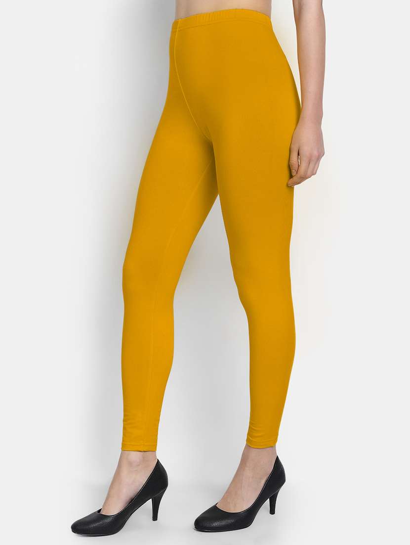 women solid mid rise legging - 22358123 -  Standard Image - 2