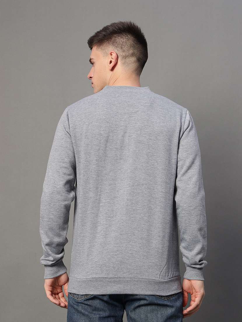 men solid long sleeve regular fit sweatshirt - 22358232 -  Standard Image - 2
