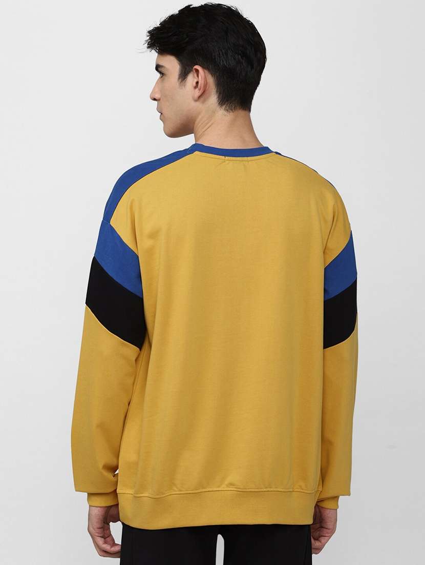 men color block long sleeve regular fit sweatshirt - 22358263 -  Standard Image - 2