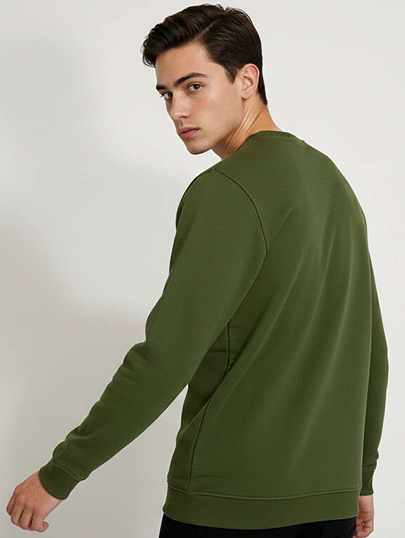 men taped long sleeve regular fit sweatshirt - 22358286 -  Standard Image - 2
