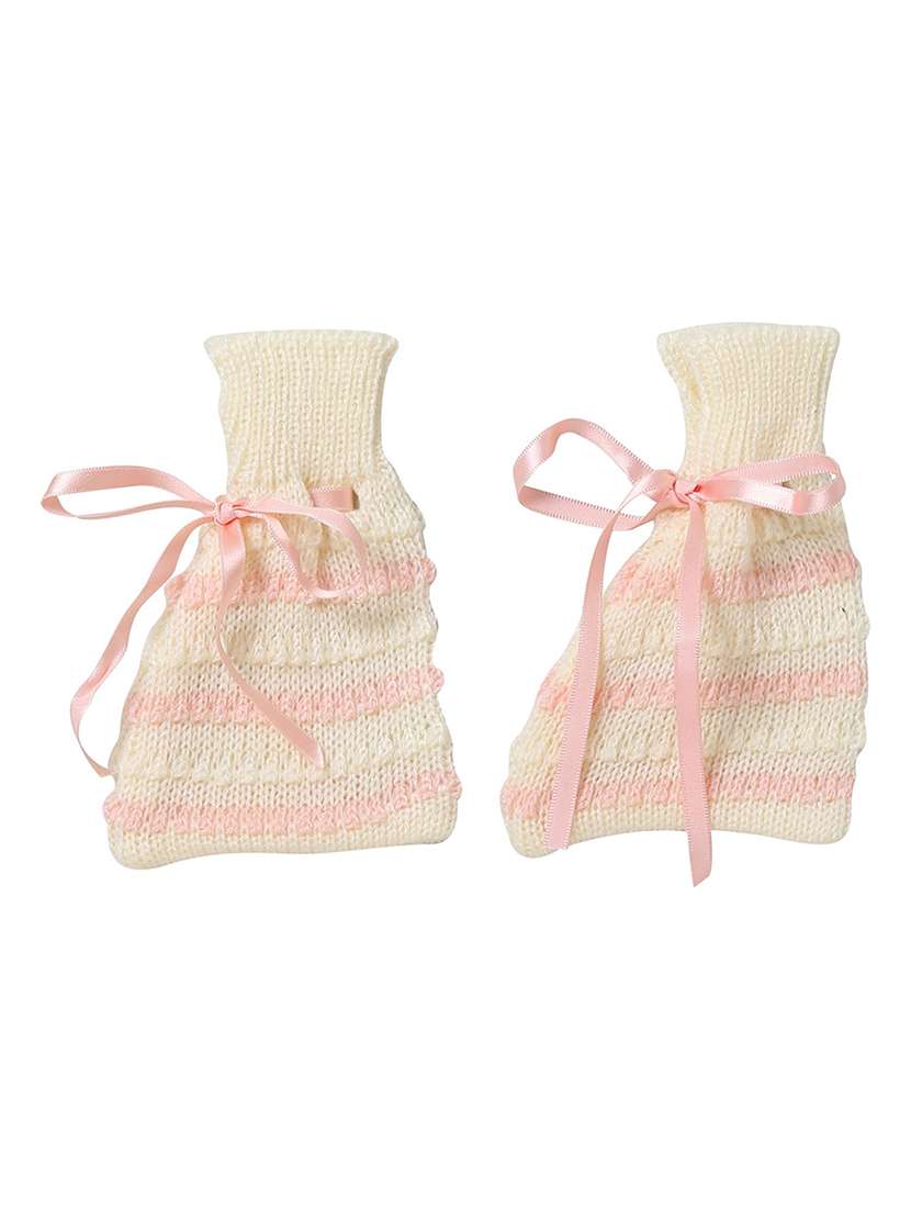 kids striped cardigan with woolen socks & cap - 22358650 -  Standard Image - 2
