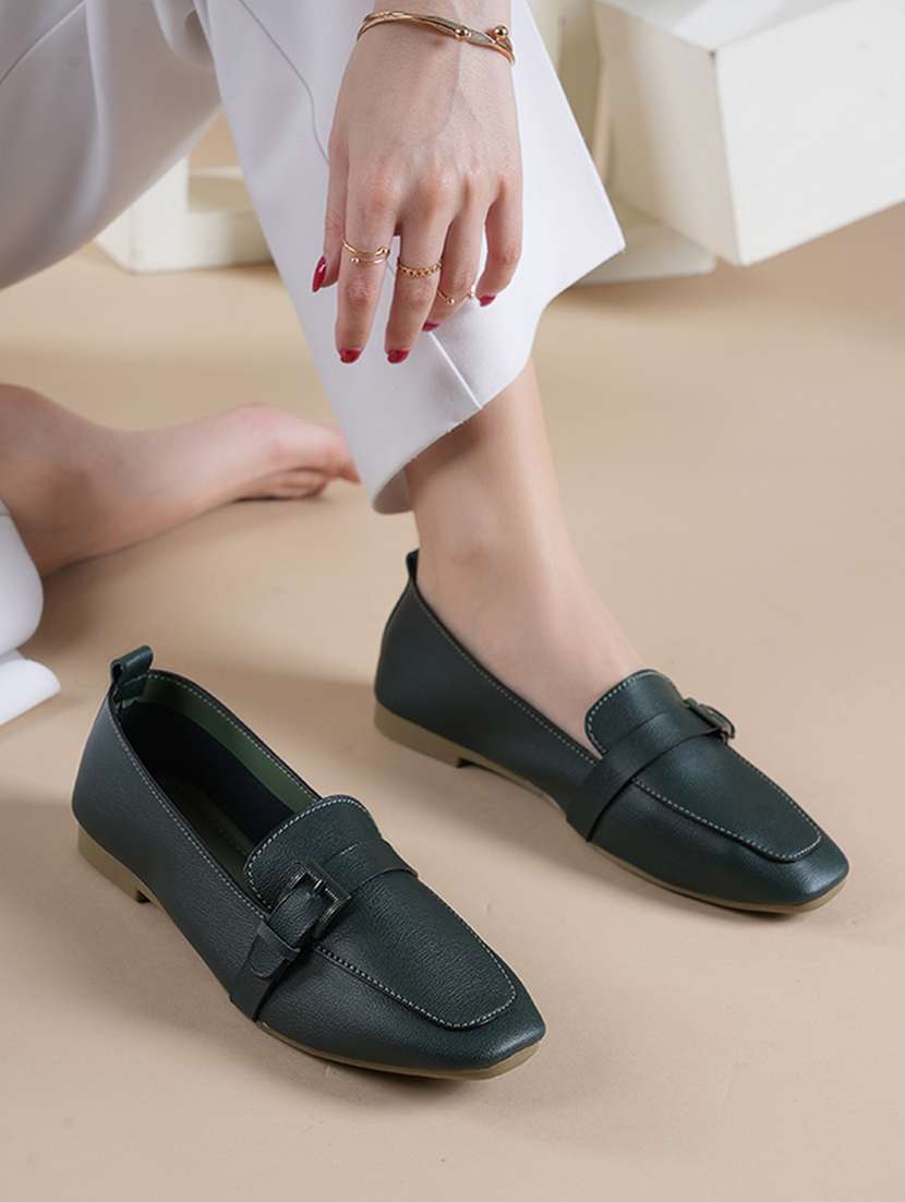 women solid slip on ballerina - 22358724 -  Standard Image - 2