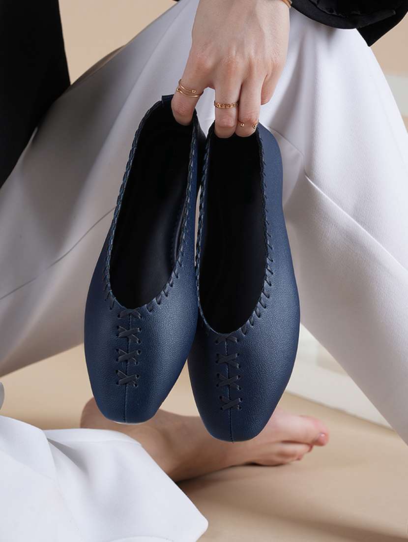 women solid slip on ballerina - 22358728 -  Standard Image - 2