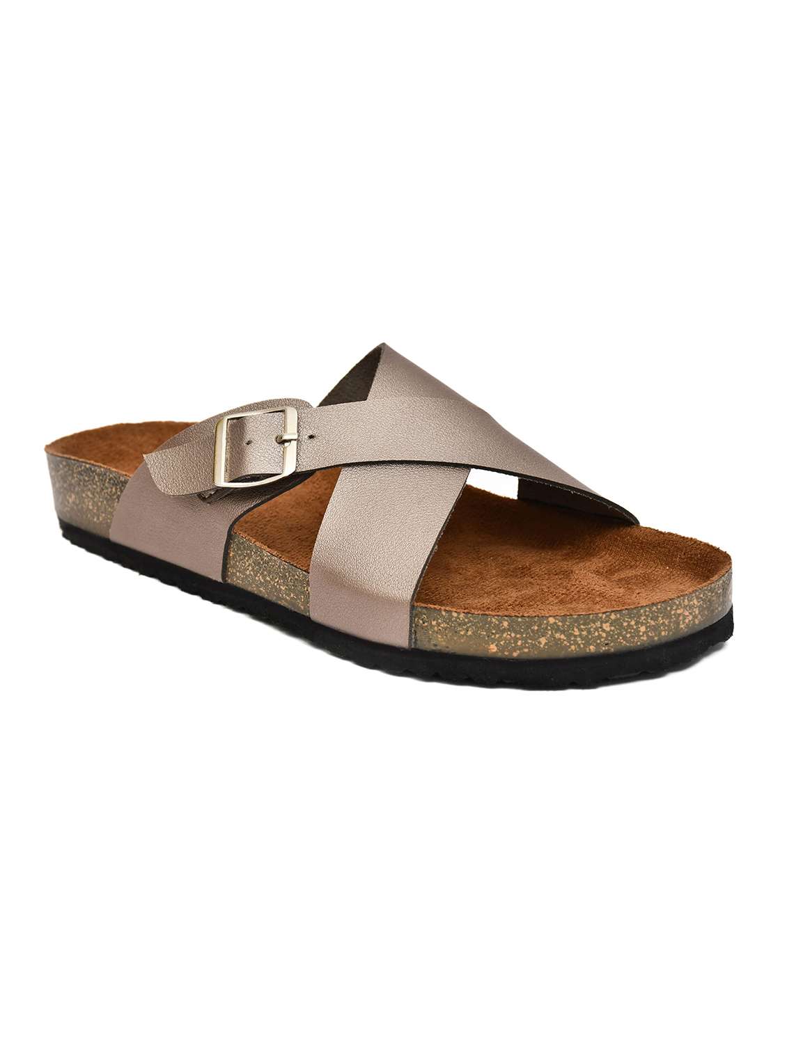 Women Solid Slip On Sandals - 22358747 -  Standard Image - 2