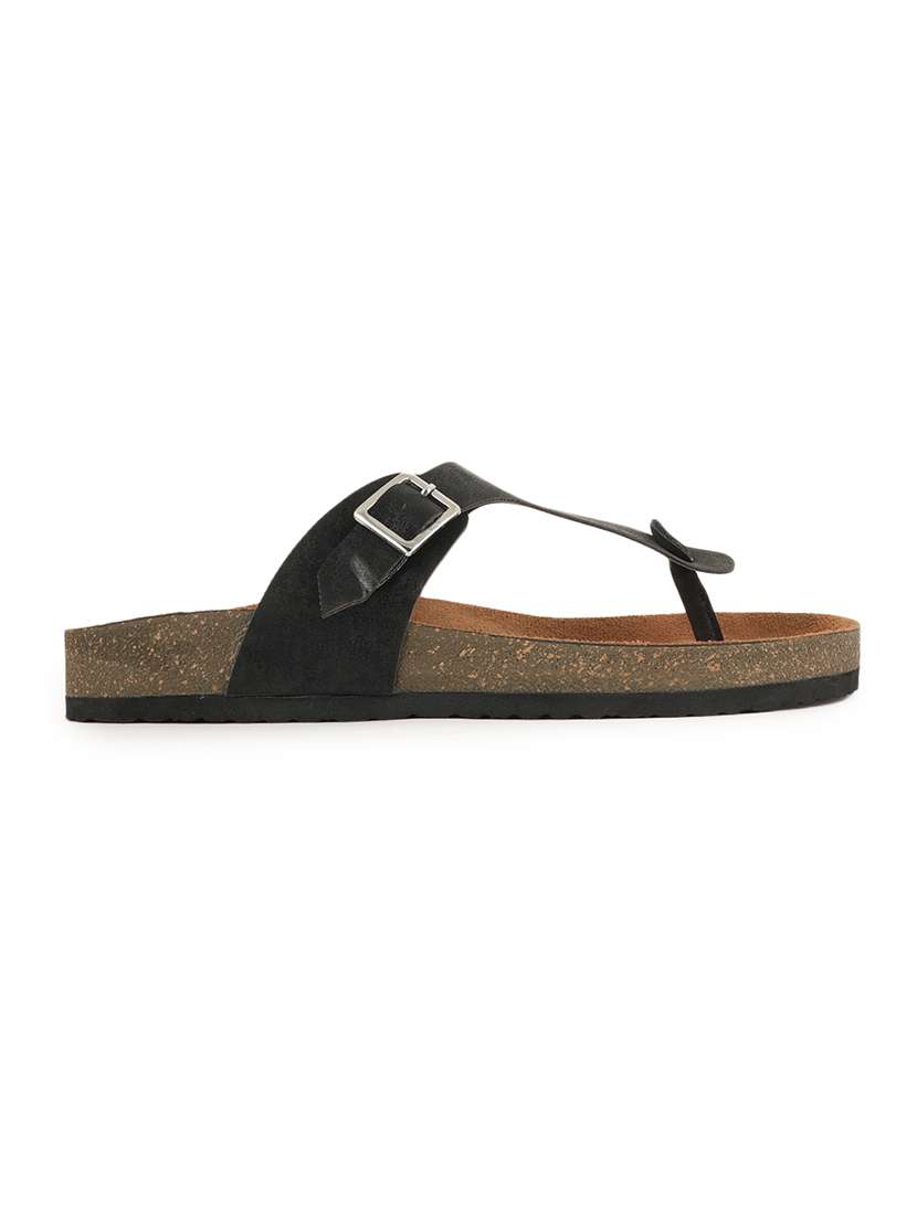 women solid slip on sandals - 22358754 -  Standard Image - 2