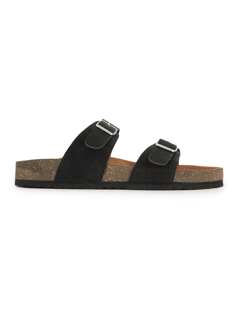 women solid slip on sandals - 22358761 -  Standard Image - 2