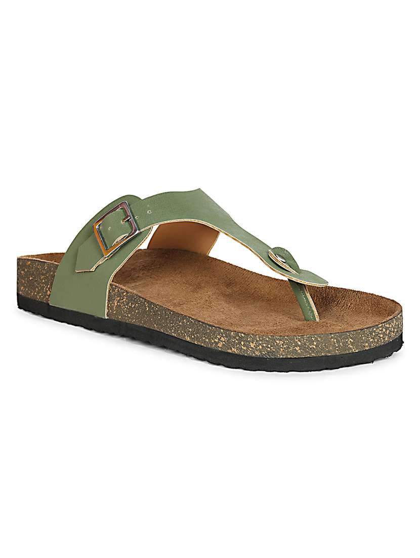 women solid slip on sandals - 22358771 -  Standard Image - 2