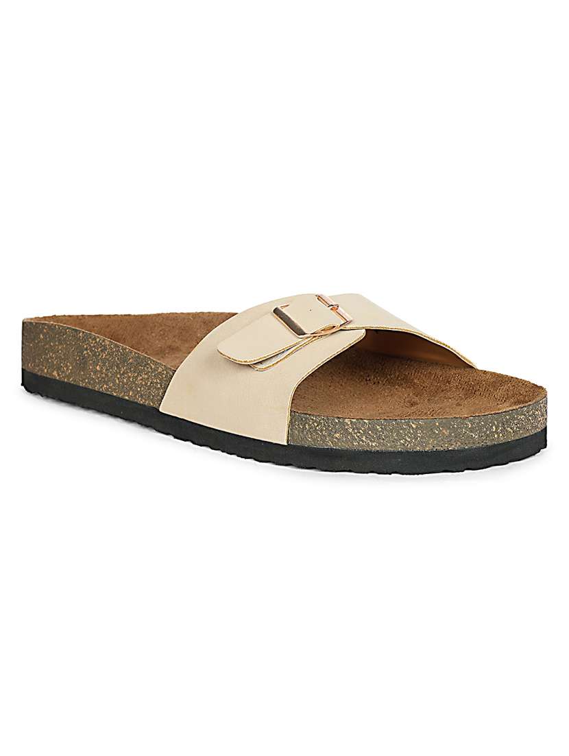 women solid slip on sandals - 22358783 -  Standard Image - 2