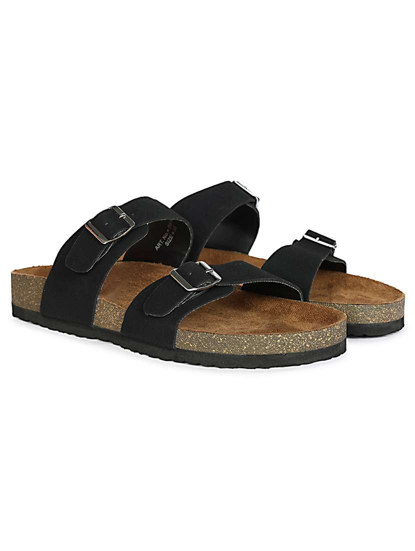 Women Solid Slip On Sandals - 22358786 -  Standard Image - 2