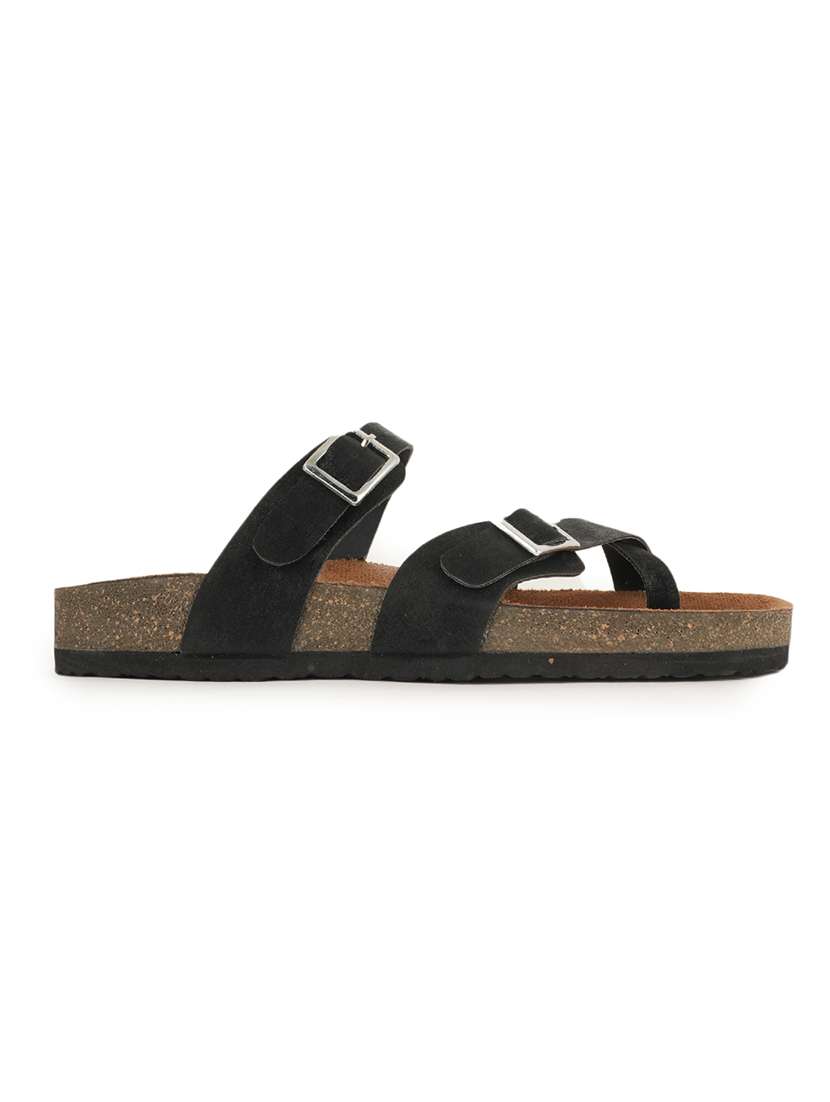 women solid slip on sandals - 22358798 -  Standard Image - 2
