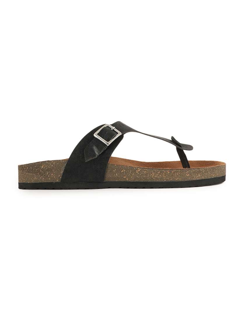 women solid slip on sandals - 22358801 -  Standard Image - 2