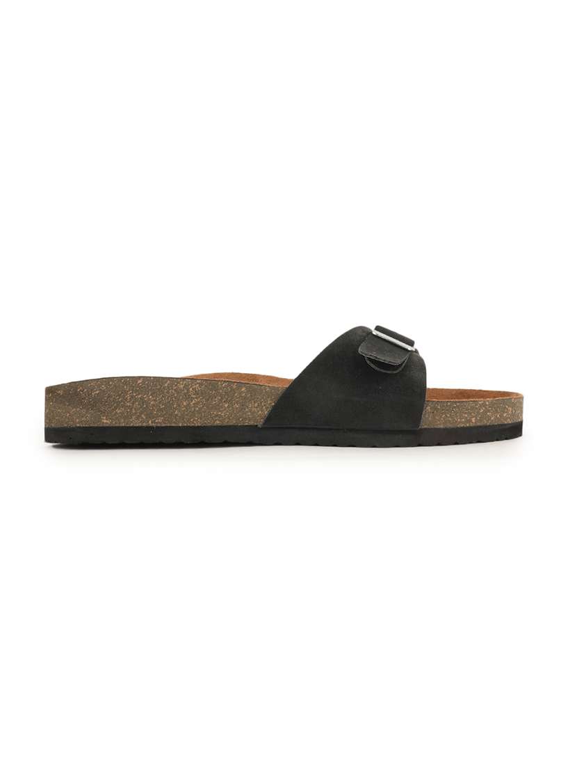 women solid slip on sandals - 22358803 -  Standard Image - 2