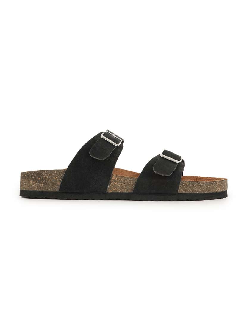 women solid slip on sandals - 22358808 -  Standard Image - 2