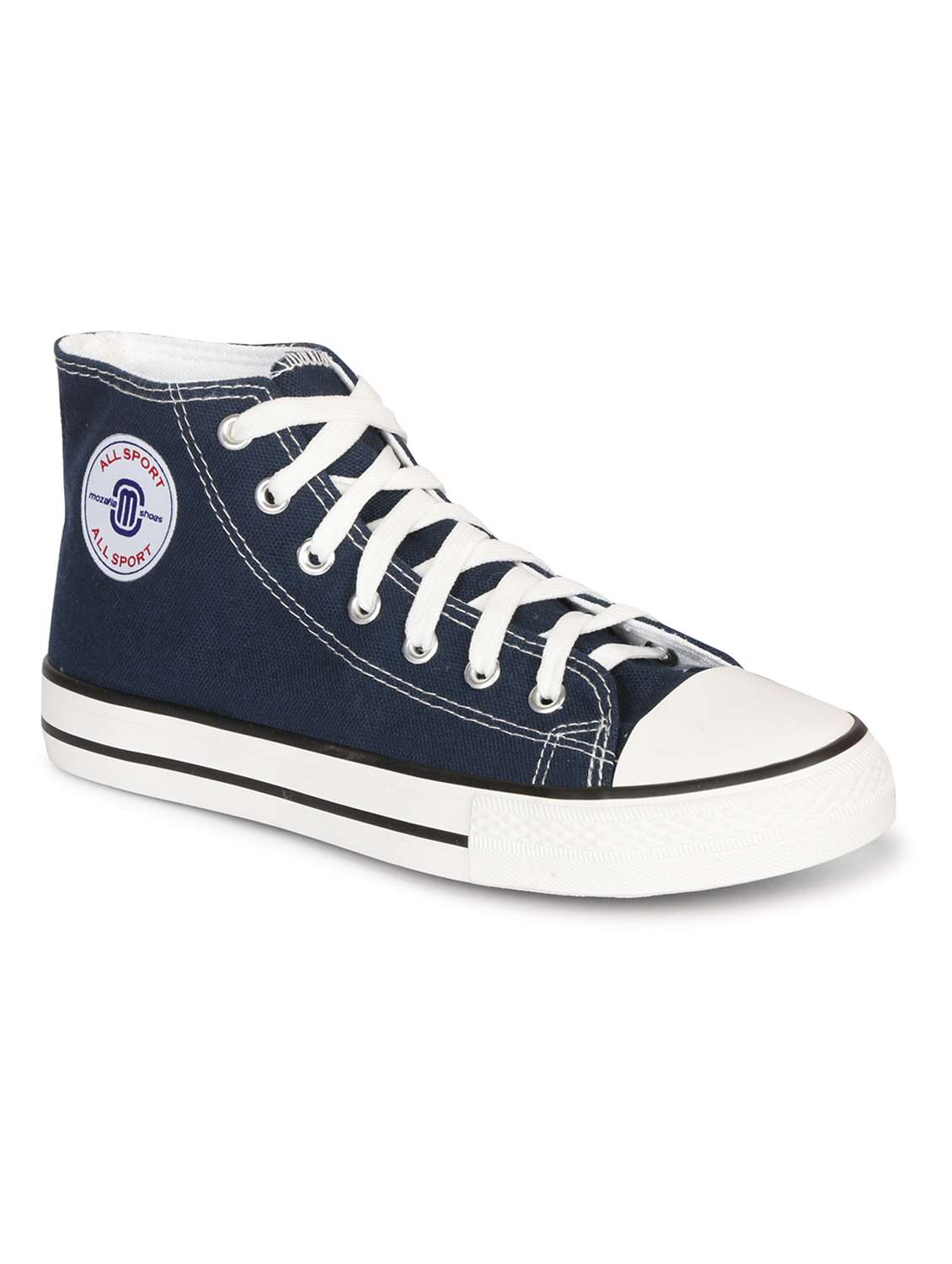 women solid high ankle lace-up sneaker