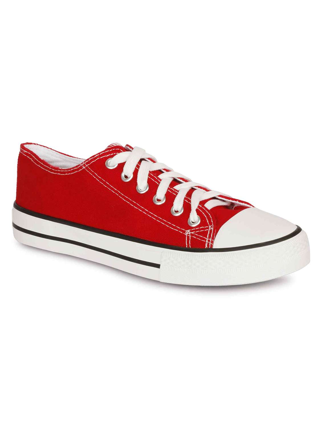 women solid lace-up sneaker