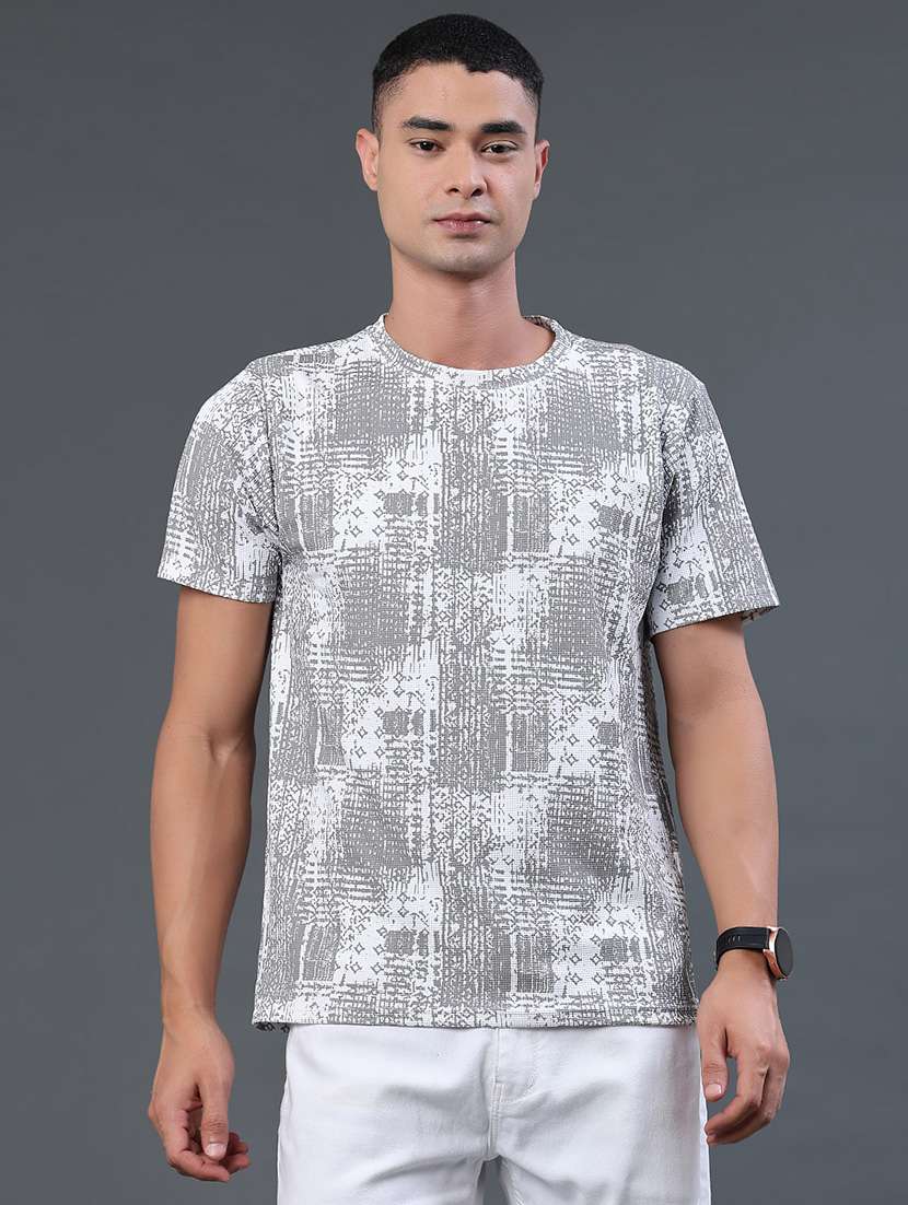 men printed short sleeve regular fit t-shirt - 22359242 -  Standard Image - 2