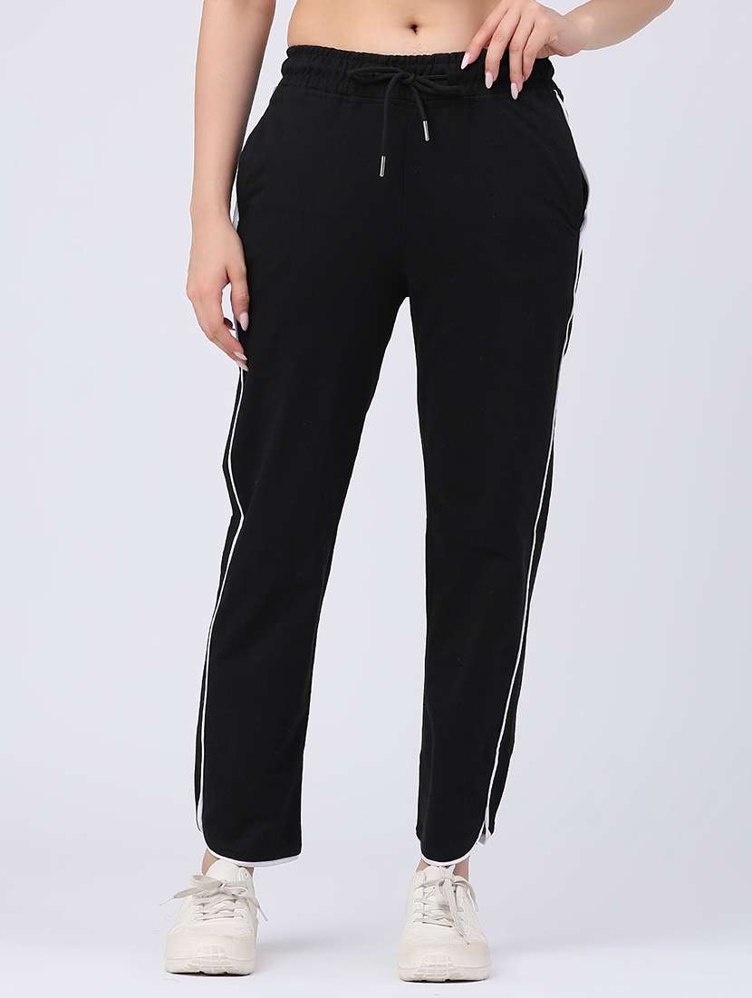 women tapered mid rise track pant - 22359322 -  Standard Image - 2