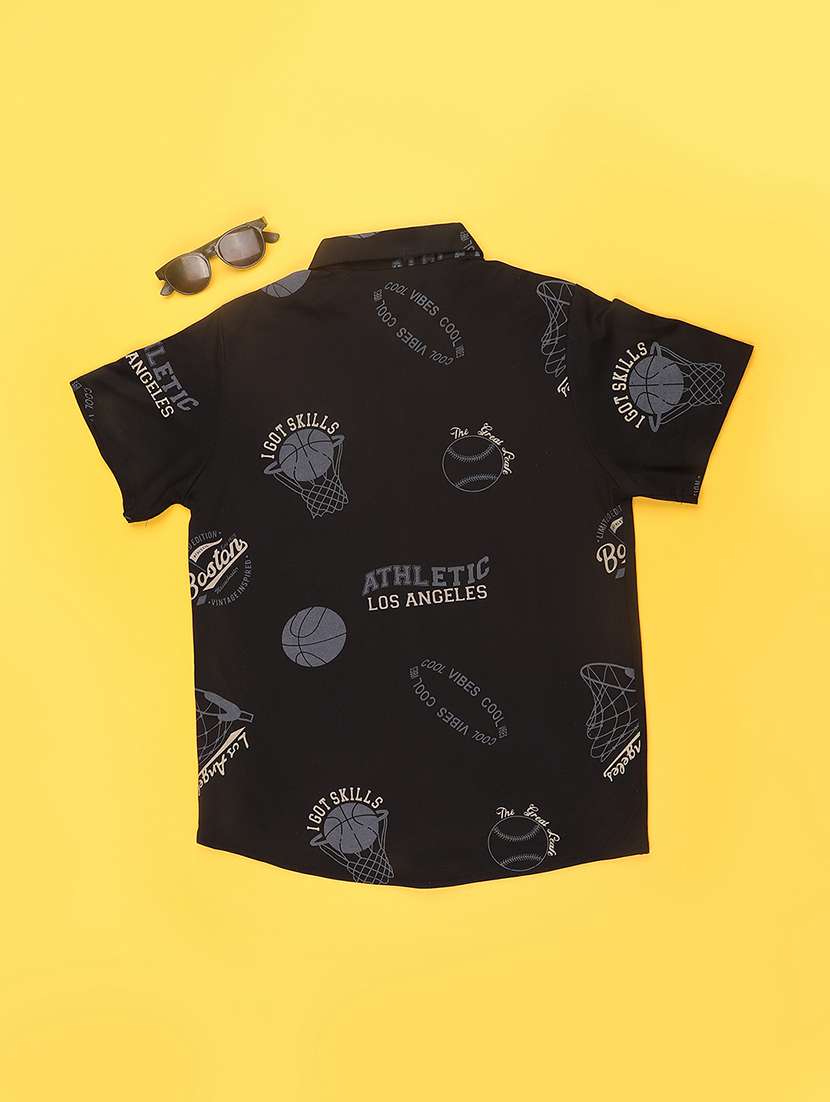 black cotton shirt - 22359450 -  Standard Image - 2