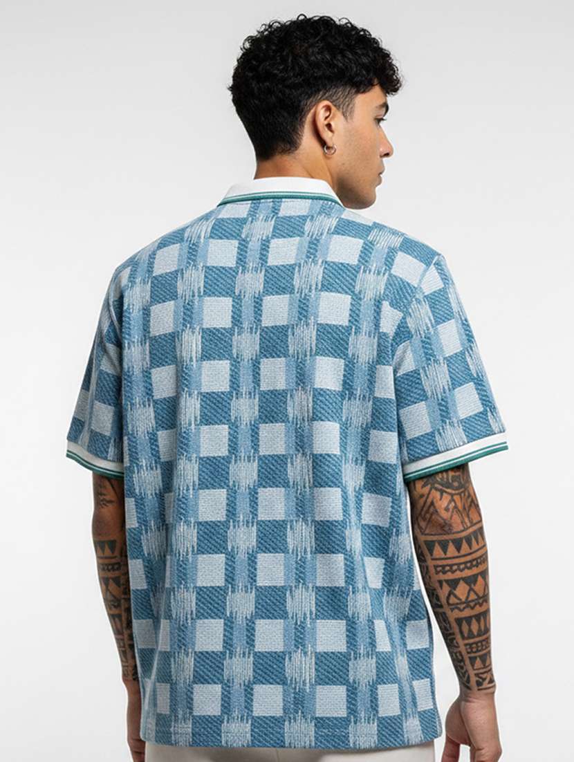 men printed short sleeve regular fit polo t-shirt - 22360241 -  Standard Image - 2