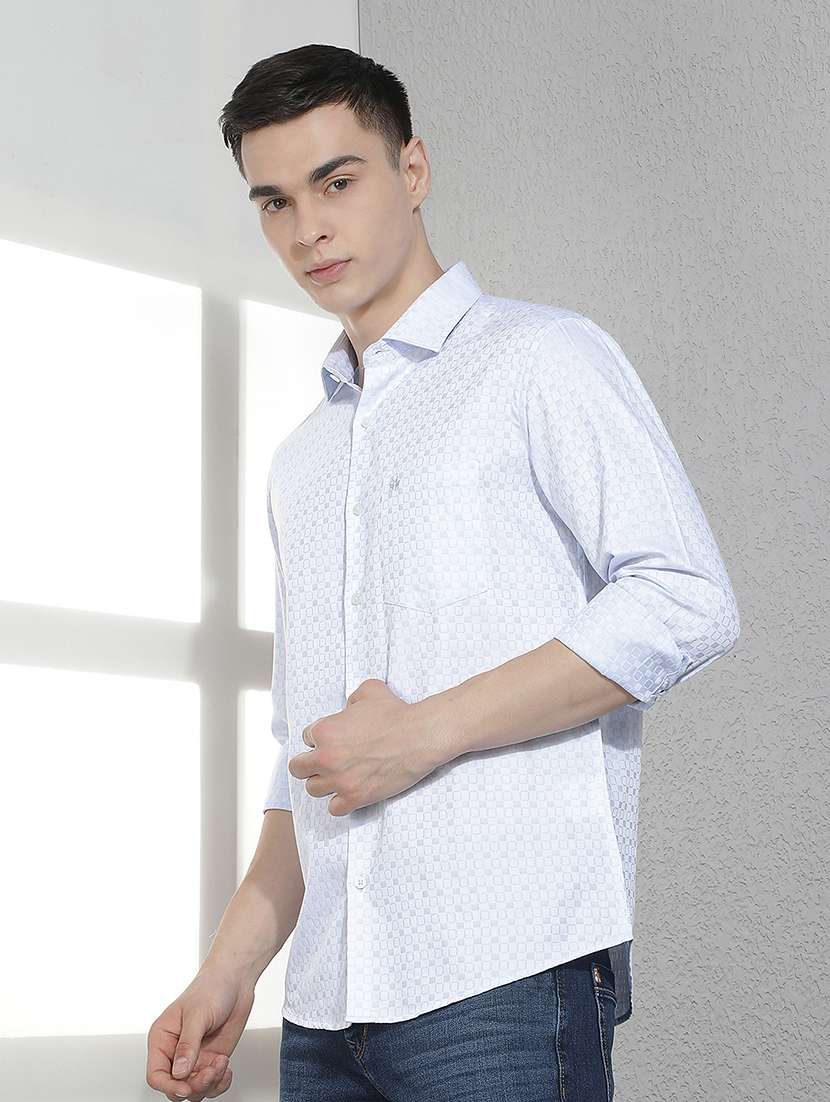 men printed long sleeve regular fit casual shirt - 22360561 -  Standard Image - 2