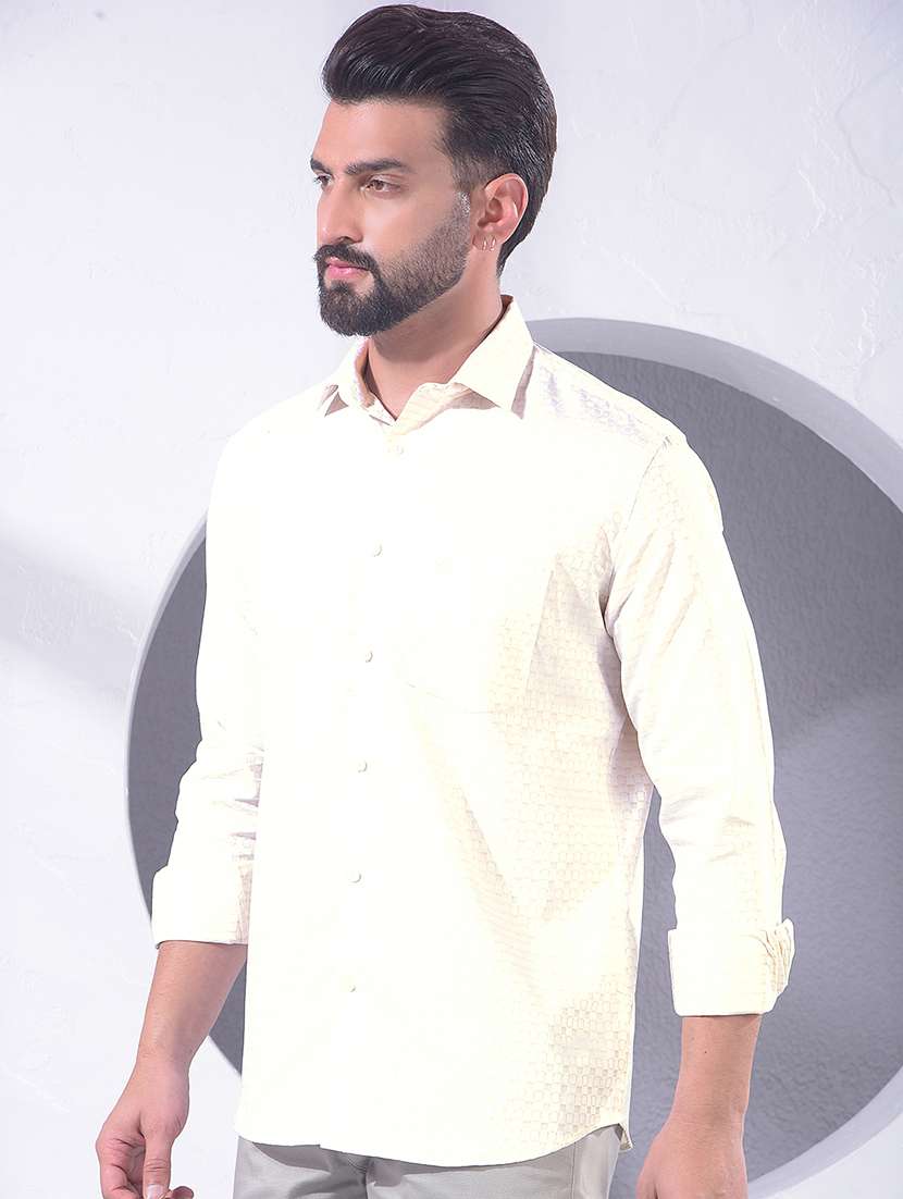 men printed long sleeve regular fit casual shirt - 22360562 -  Standard Image - 2