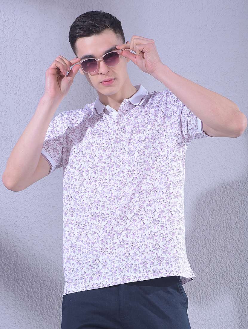 men printed short sleeve t-shirt