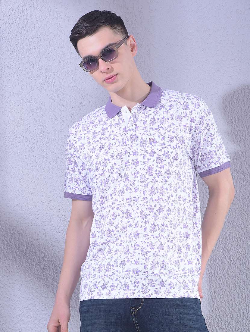 men printed short sleeve t-shirt
