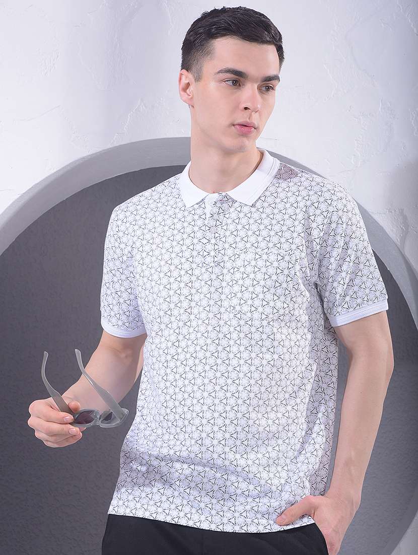 men printed short sleeve t-shirt