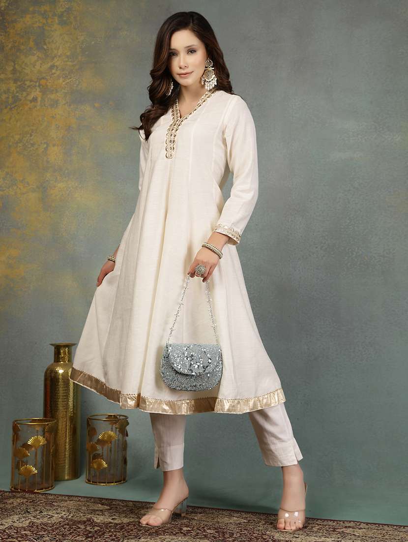 women embellished clutch with sling chain - 22360654 -  Standard Image - 7