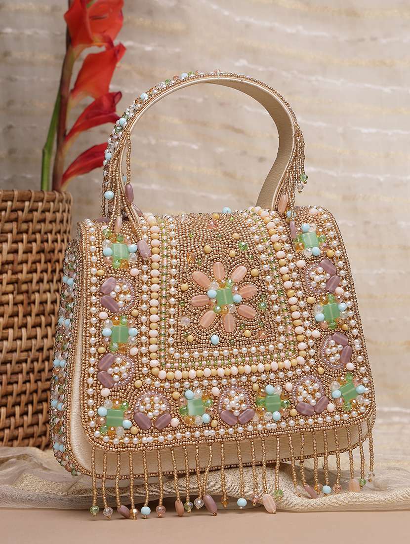 women embellished clutch