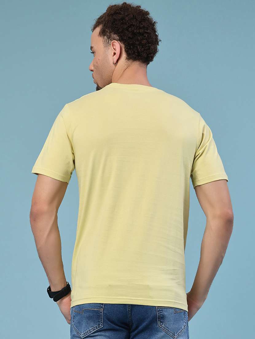 men front print short sleeve slim fit t-shirt - 22361255 -  Standard Image - 2
