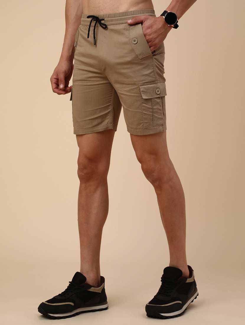 beige cotton  shorts - 22361360 -  Standard Image - 2