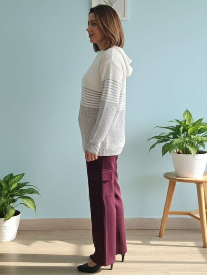 women self designed long sleeve pullover - 22361896 -  Standard Image - 2