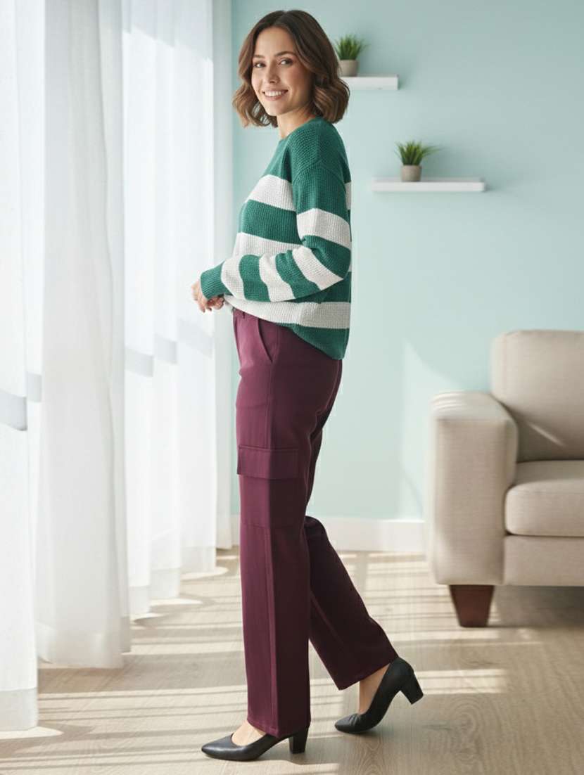 women self designed long sleeve pullover - 22361898 -  Standard Image - 2