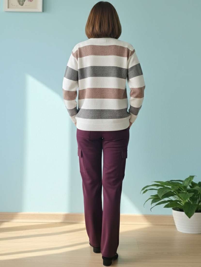 women self designed long sleeve pullover - 22361921 -  Standard Image - 2