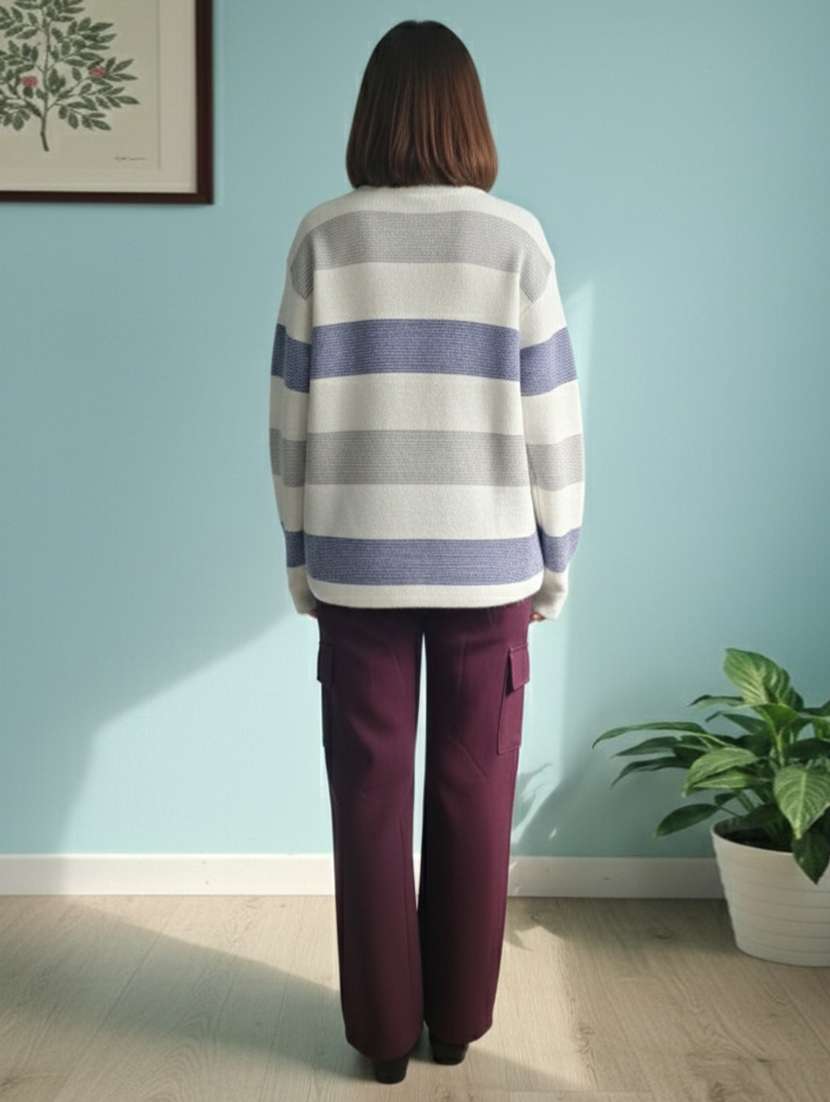 women self designed long sleeve pullover - 22361923 -  Standard Image - 2