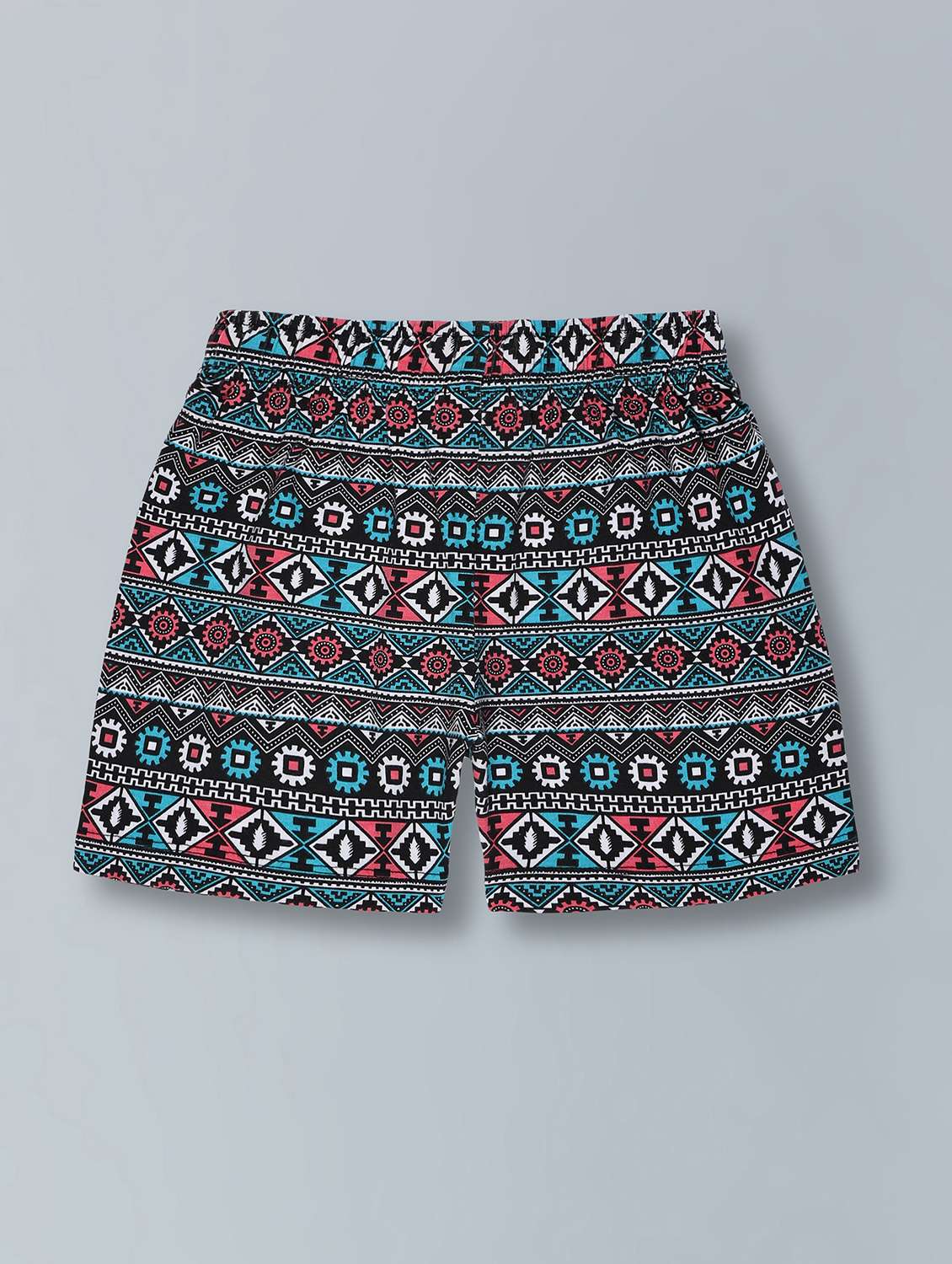 girls pack of 2 printed mid rise shorts  - 22362080 -  Standard Image - 2