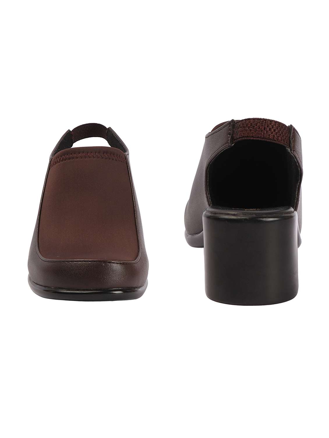 women solid back strap block heel - 22362140 -  Standard Image - 2