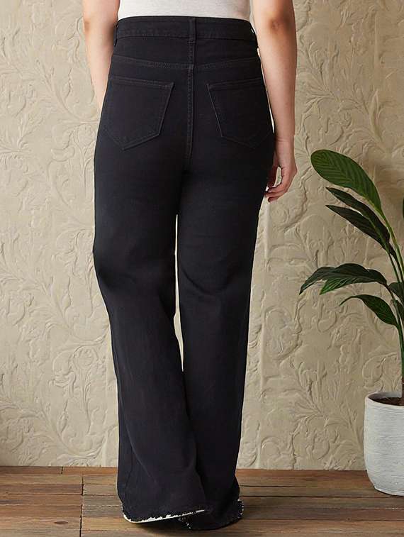 girls solid high rise bootcut jeans  - 22362177 -  Standard Image - 2