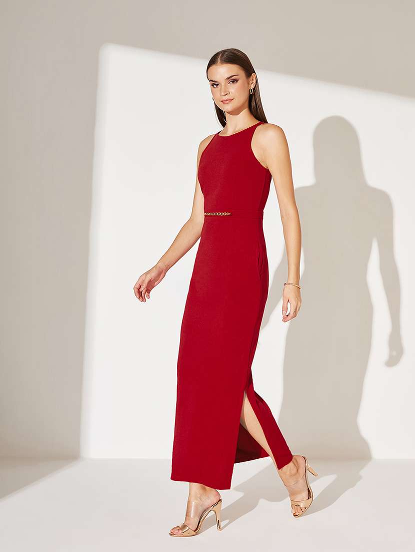 women solid sleeveless bodycon dress - 22362478 -  Standard Image - 2