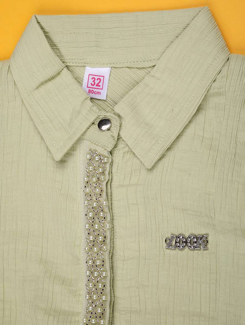 light green cotton  top - 22362963 -  Standard Image - 2
