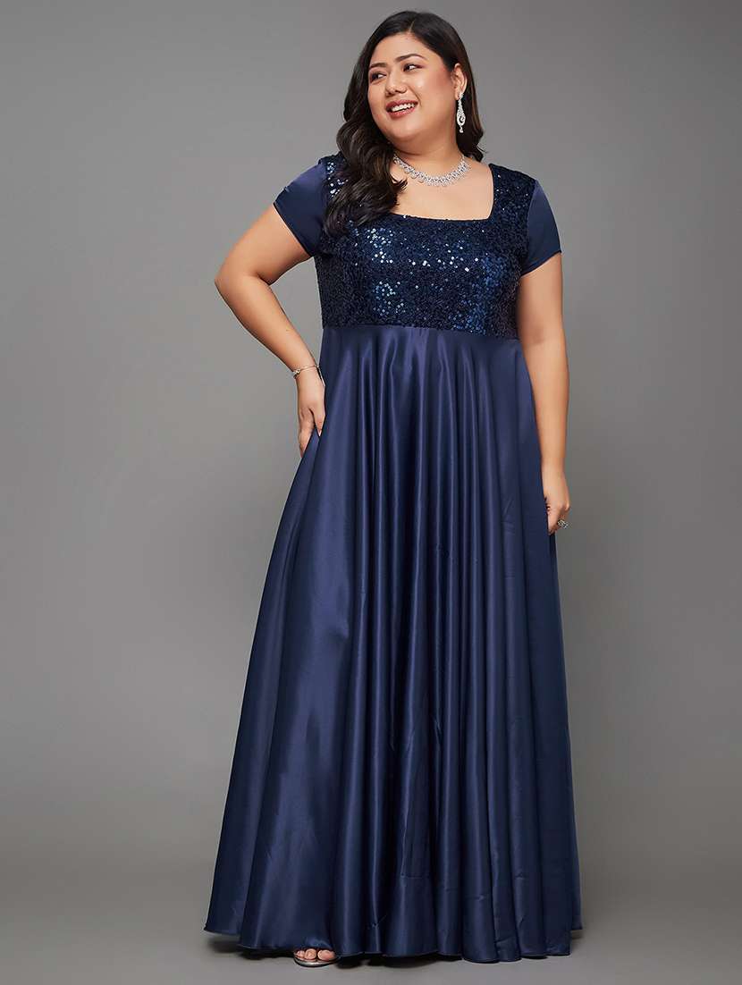 women plus size sequined lace dress - 22363552 -  Standard Image - 2