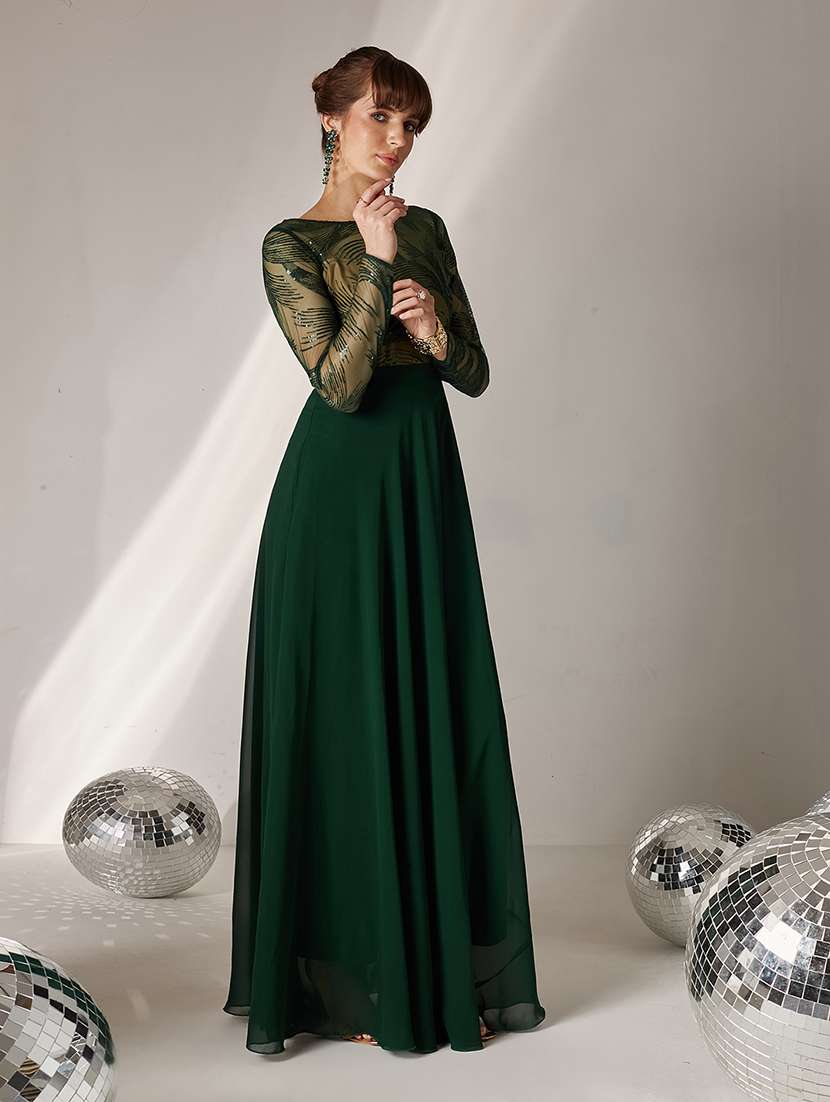 women embellsihed fit & flared dress - 22363678 -  Standard Image - 2